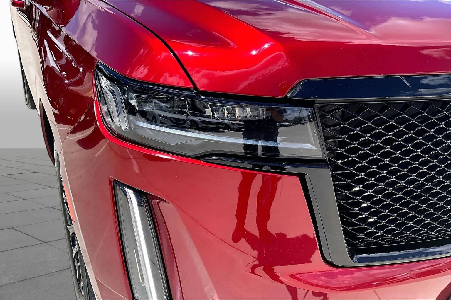 2023 Cadillac Escalade 4WD Sport Platinum Radiant Red Tintcoat at Westside Kia
