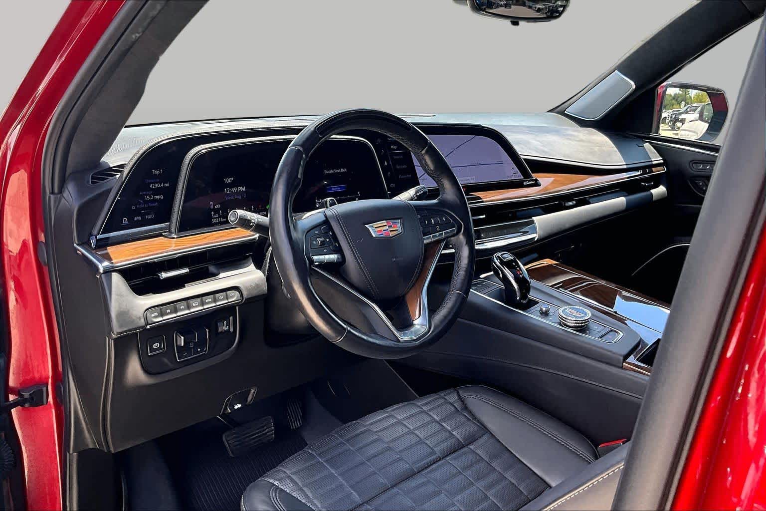 2023 Cadillac Escalade 4WD Sport Platinum Radiant Red Tintcoat at Westside Kia