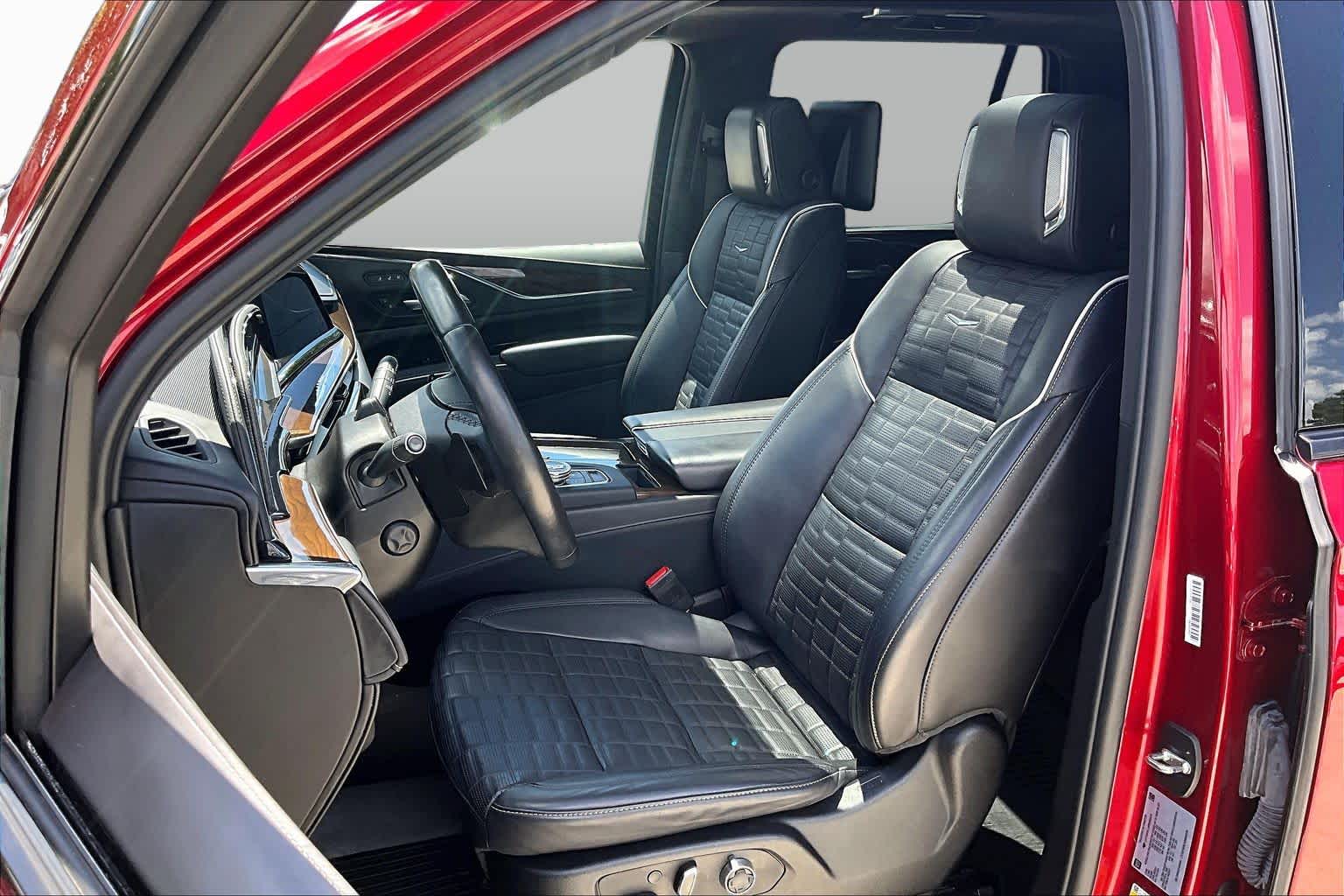 2023 Cadillac Escalade 4WD Sport Platinum Radiant Red Tintcoat at Westside Kia