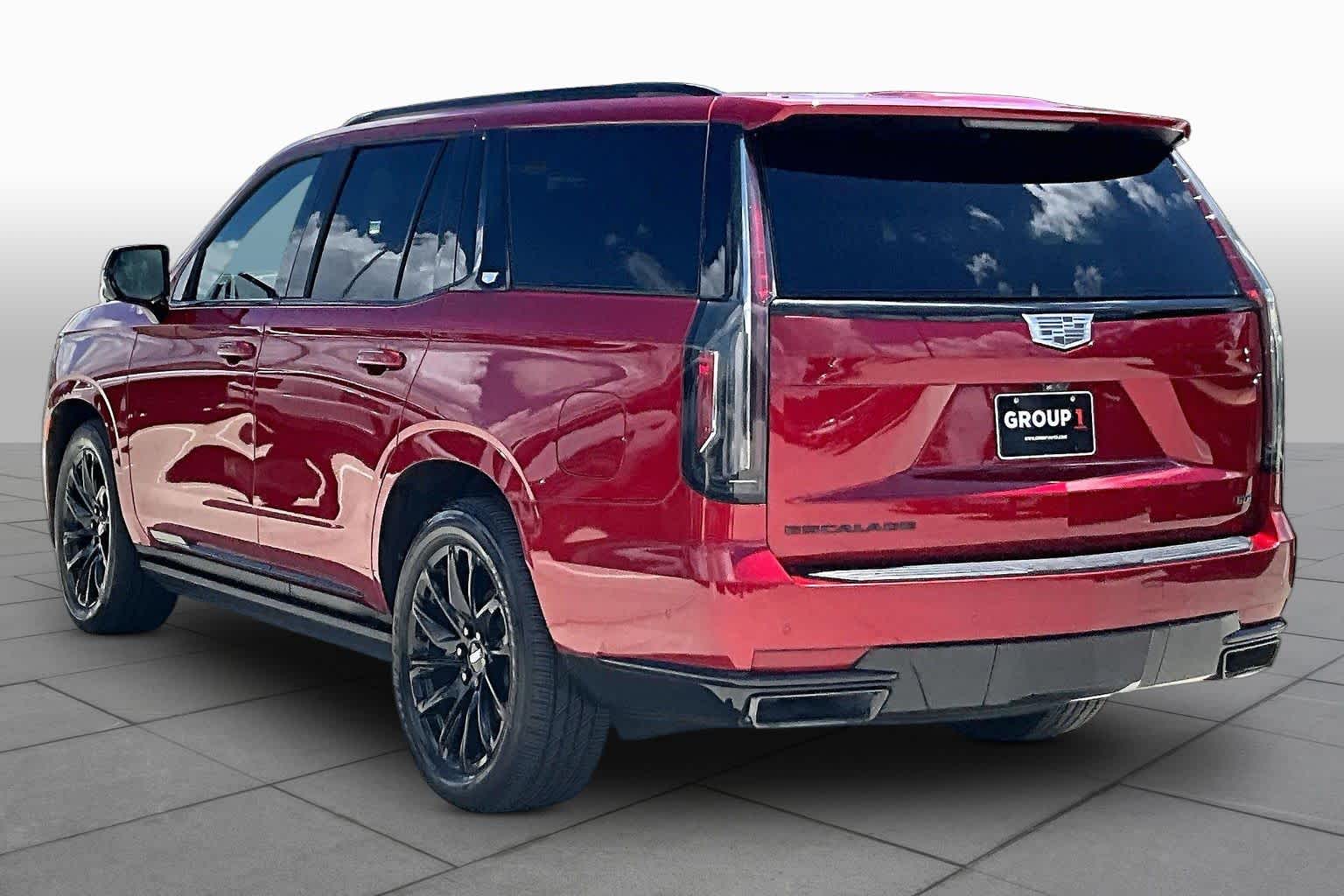 2023 Cadillac Escalade 4WD Sport Platinum Radiant Red Tintcoat at Westside Kia