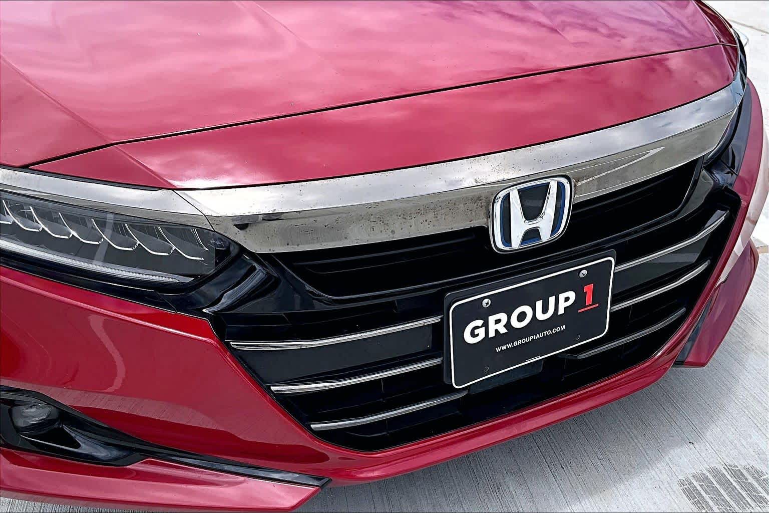 2022 Honda Accord Hybrid Sport San Marino Red at Lexus Southwest Houston