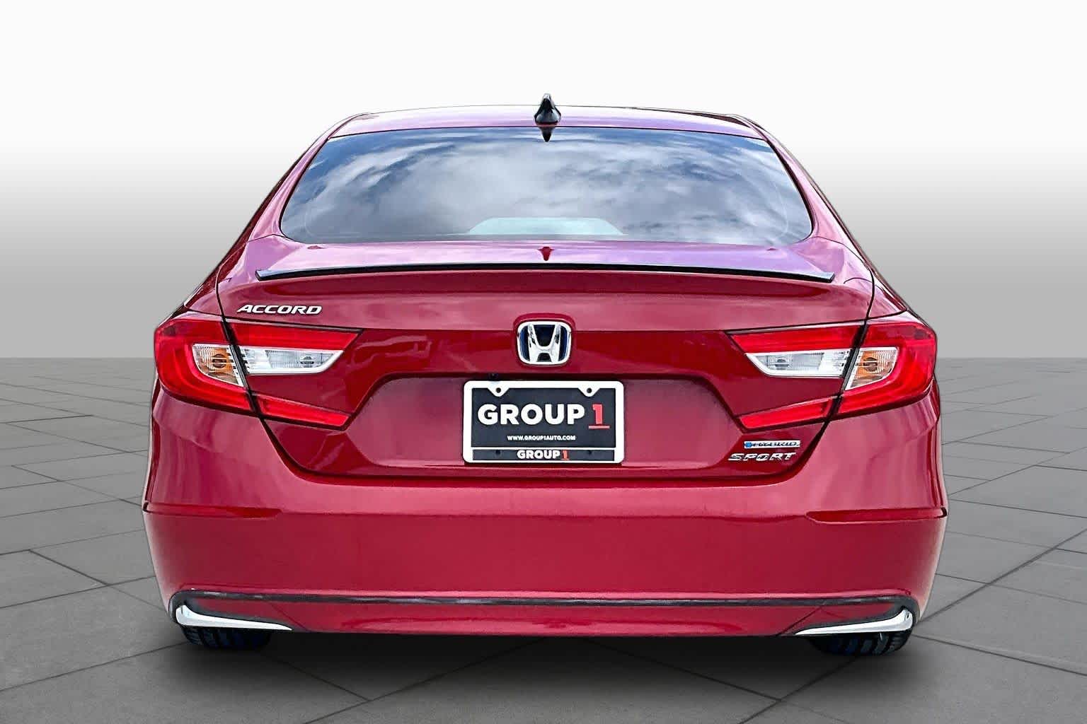 2022 Honda Accord Hybrid Sport San Marino Red at Lexus Southwest Houston