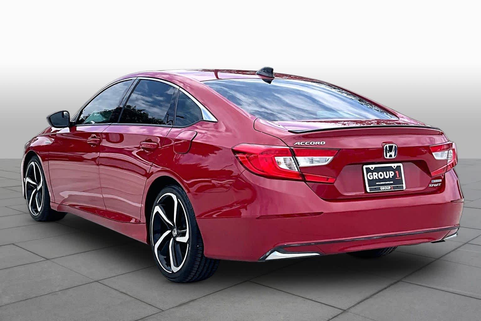 2022 Honda Accord Hybrid Sport San Marino Red at Lexus Southwest Houston
