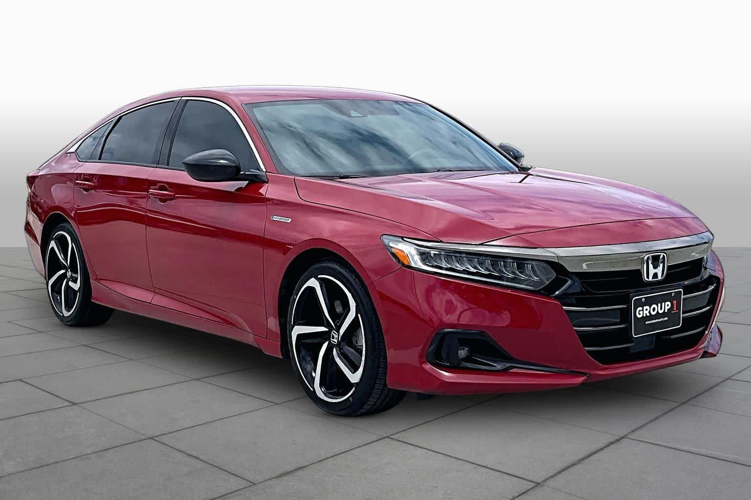 2022 Honda Accord Hybrid Sport San Marino Red at Lexus Southwest Houston
