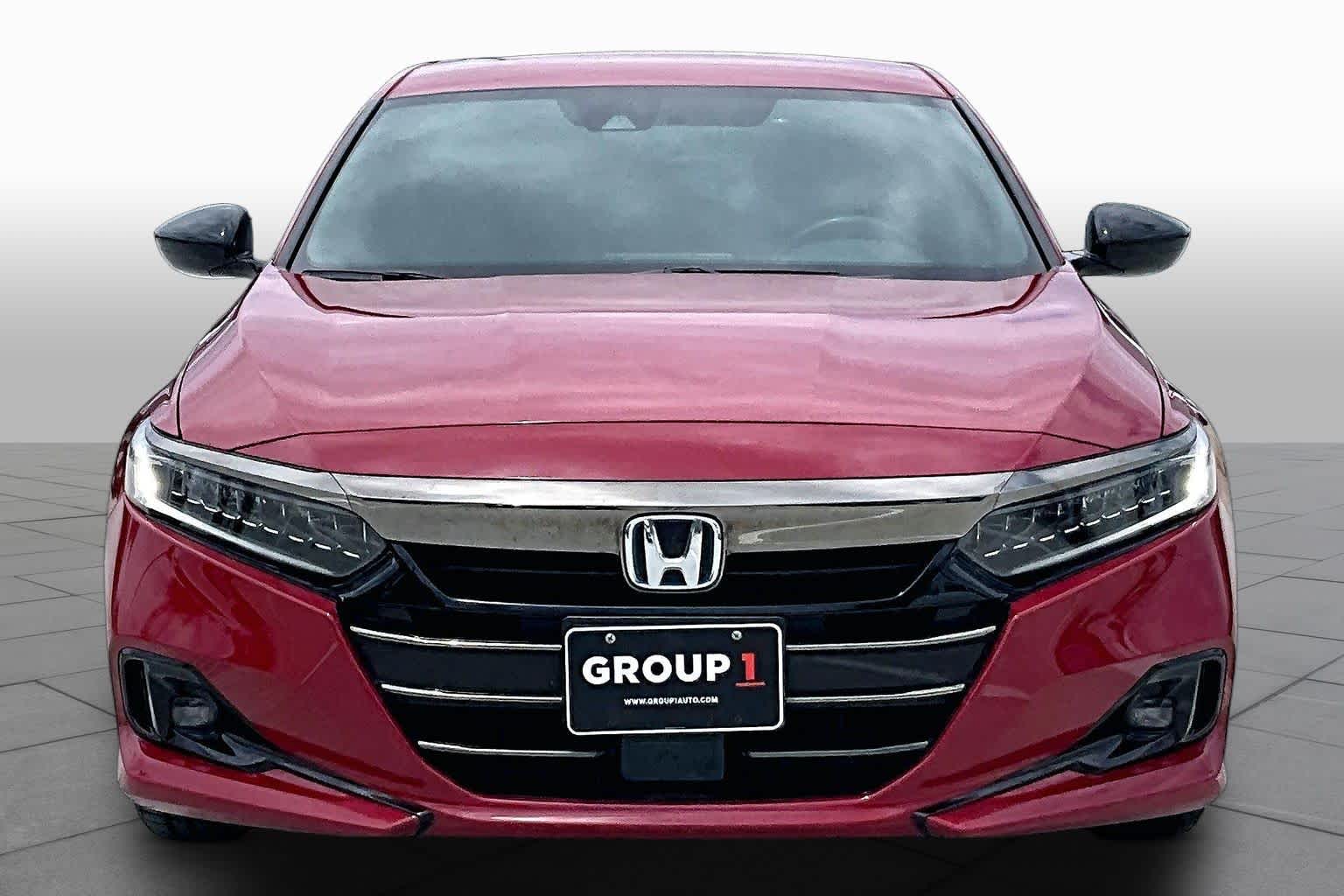 2022 Honda Accord Hybrid Sport San Marino Red at Lexus Southwest Houston