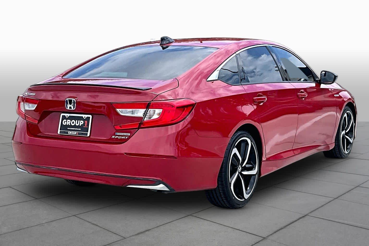 2022 Honda Accord Hybrid Sport San Marino Red at Lexus Southwest Houston