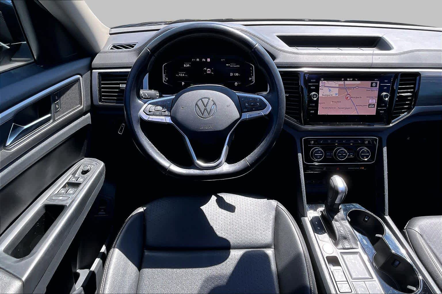 2021 Volkswagen Atlas 3.6L V6 SEL Racing Green at Group 1 Toyota Southwest