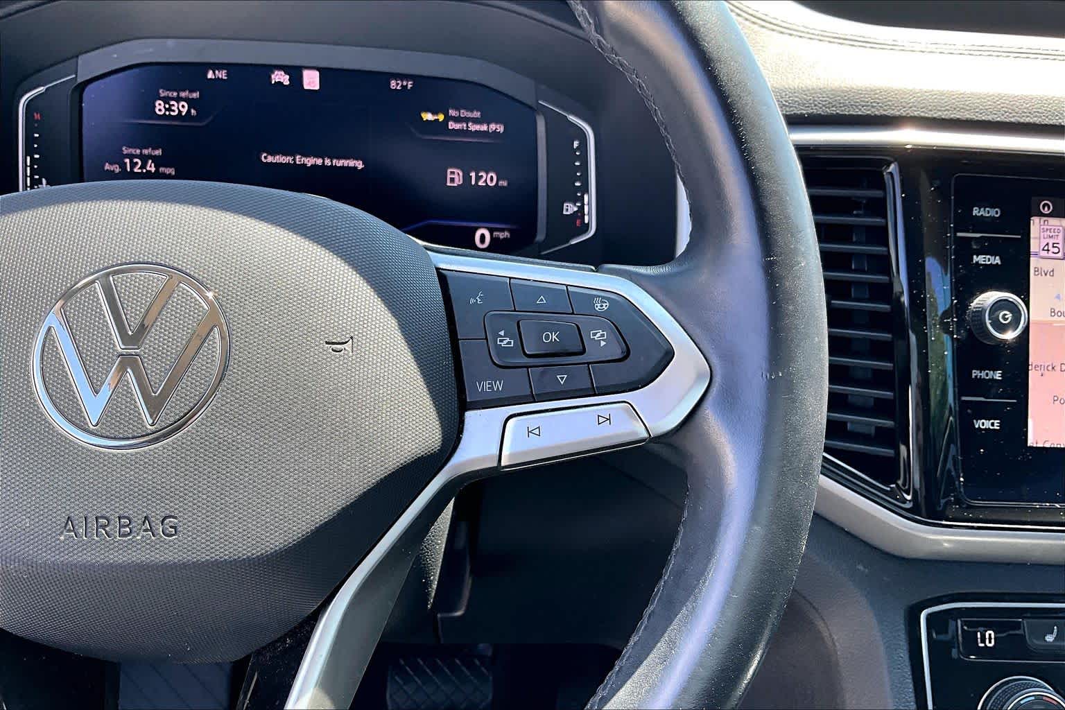 2021 Volkswagen Atlas 3.6L V6 SEL Racing Green at Group 1 Toyota Southwest