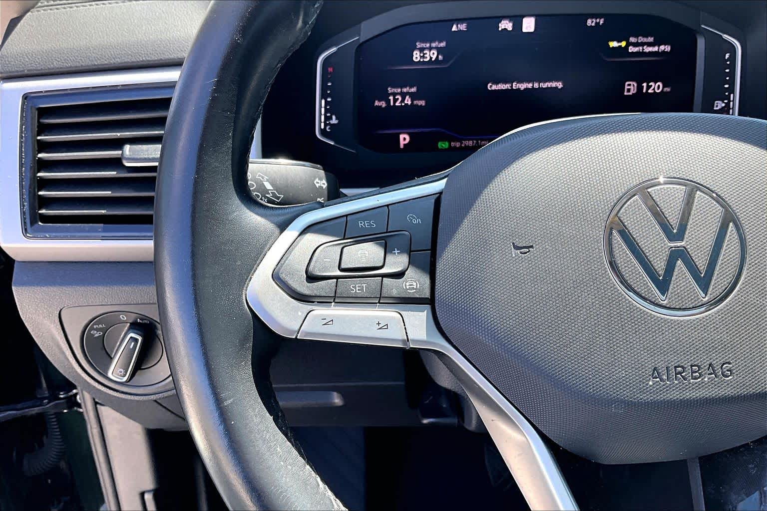 2021 Volkswagen Atlas 3.6L V6 SEL Racing Green at Group 1 Toyota Southwest