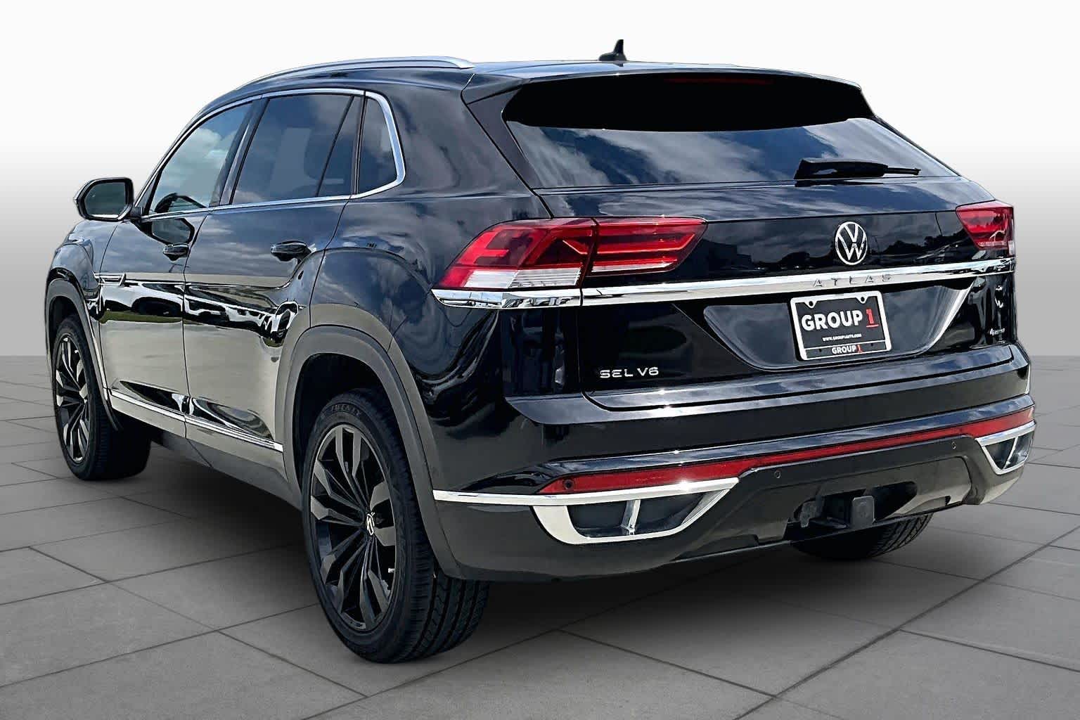 2023 Volkswagen Atlas Cross Sport 3.6L V6 SEL Premium R-Line Deep Black Pearl at HGreg Houston
