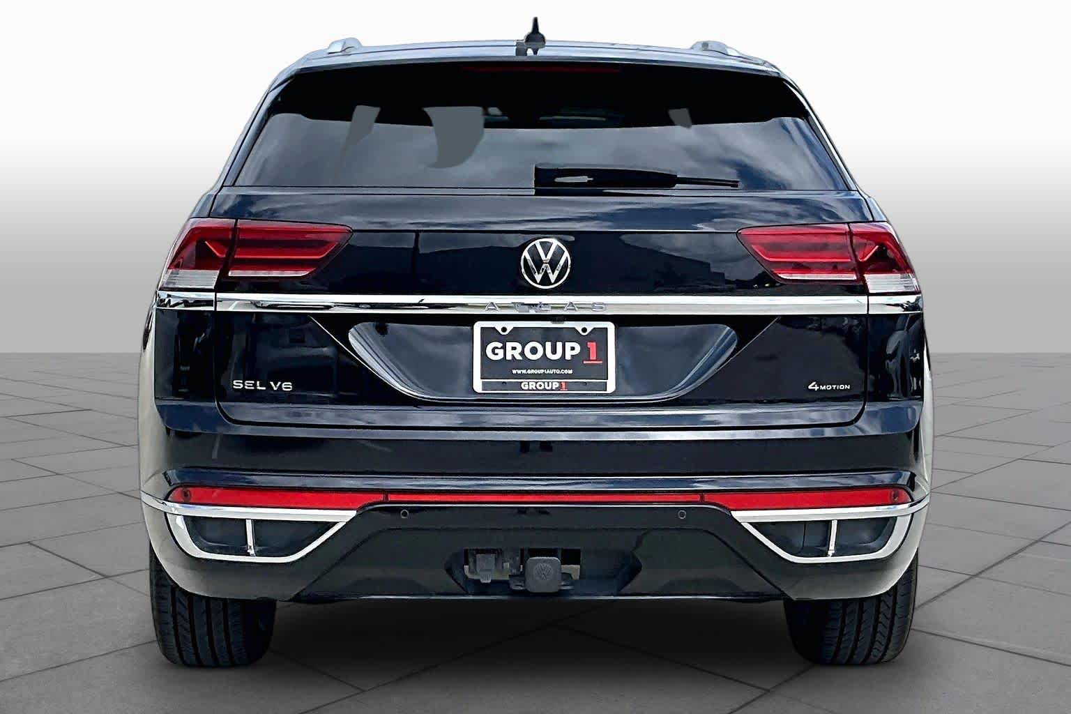 2023 Volkswagen Atlas Cross Sport 3.6L V6 SEL Premium R-Line Deep Black Pearl at HGreg Houston