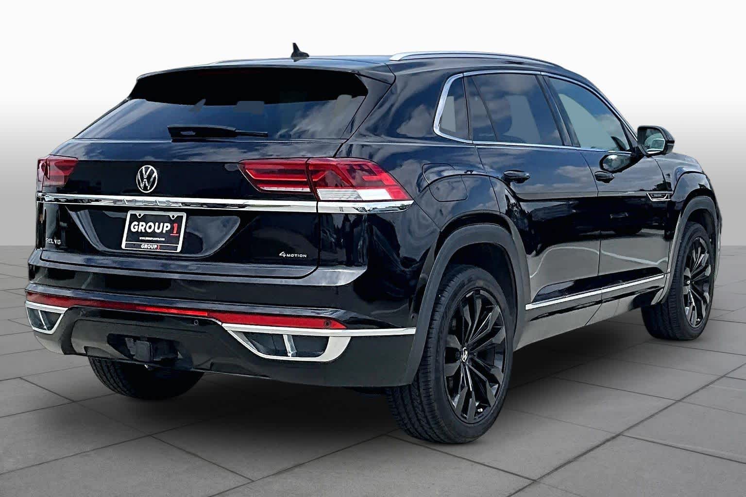 2023 Volkswagen Atlas Cross Sport 3.6L V6 SEL Premium R-Line Deep Black Pearl at HGreg Houston