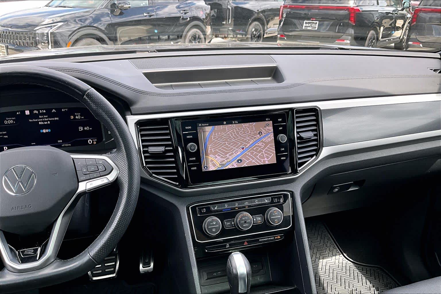 2023 Volkswagen Atlas Cross Sport 3.6L V6 SEL Premium R-Line Deep Black Pearl at HGreg Houston