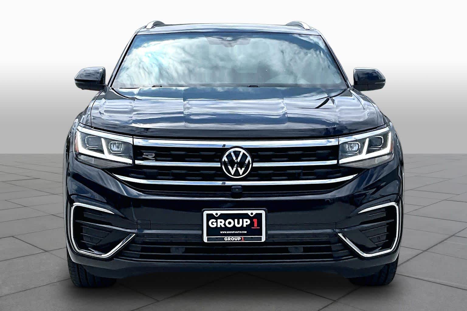 2023 Volkswagen Atlas Cross Sport 3.6L V6 SEL Premium R-Line Deep Black Pearl at HGreg Houston
