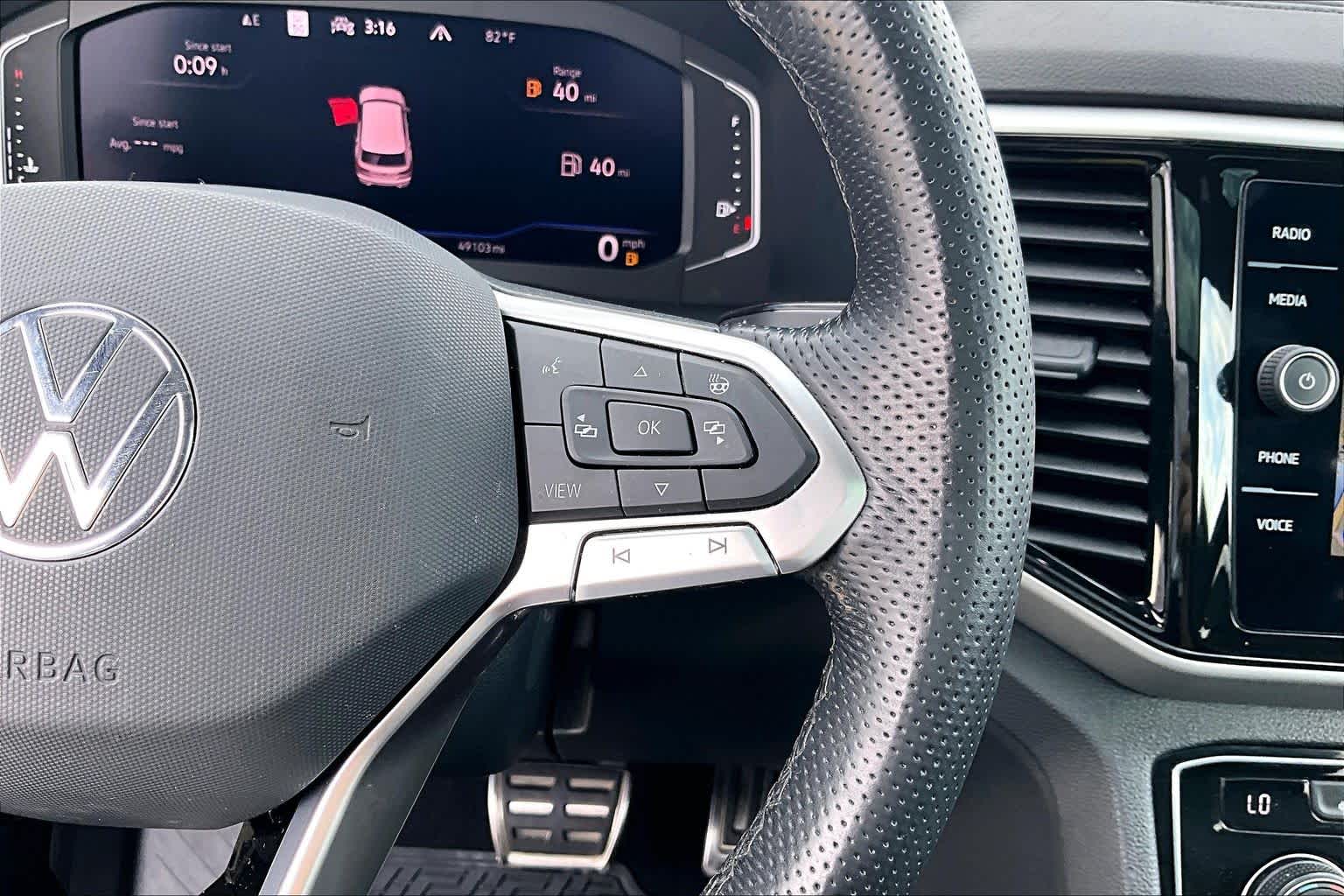 2023 Volkswagen Atlas Cross Sport 3.6L V6 SEL Premium R-Line Deep Black Pearl at HGreg Houston