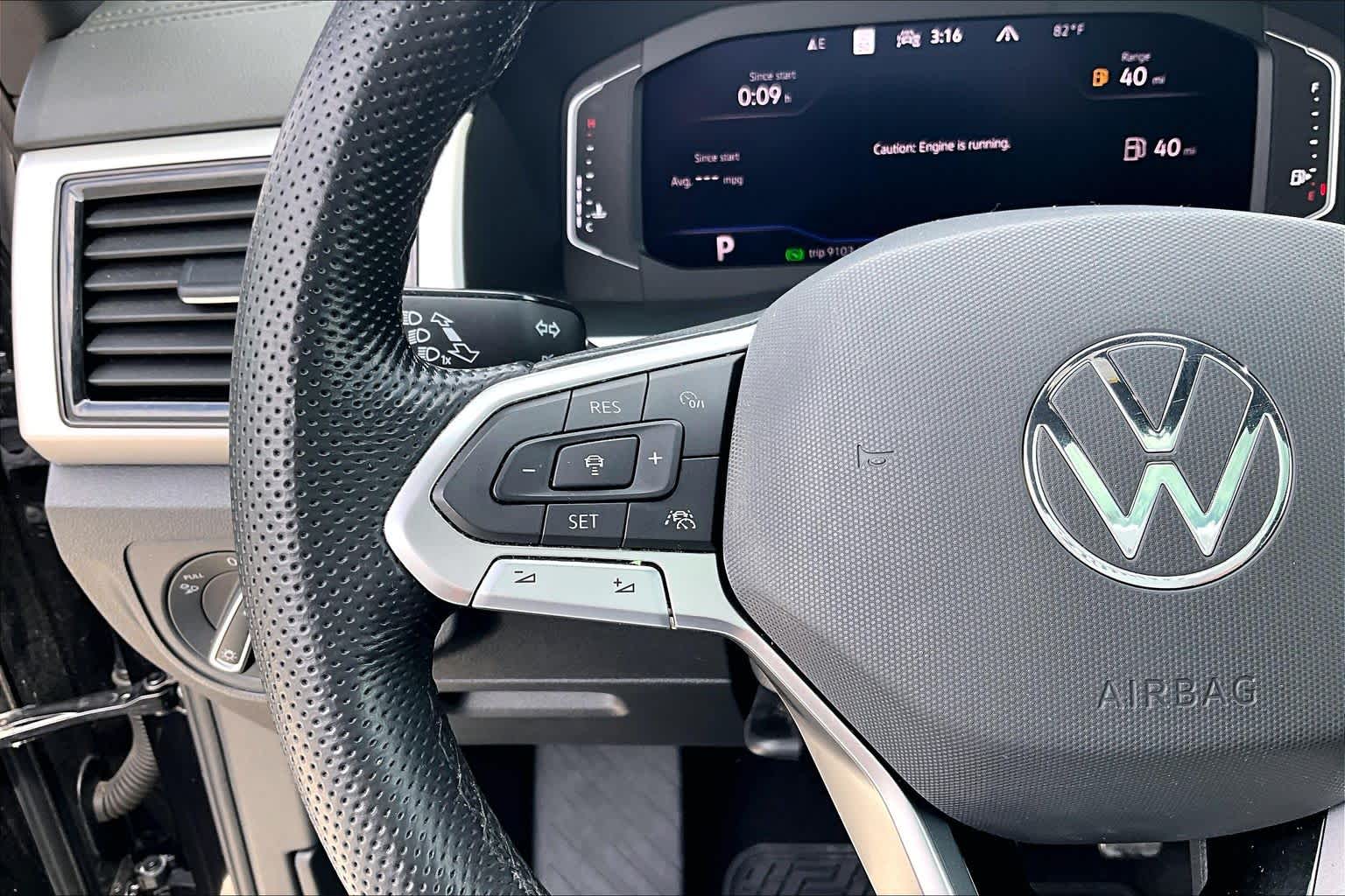 2023 Volkswagen Atlas Cross Sport 3.6L V6 SEL Premium R-Line Deep Black Pearl at HGreg Houston