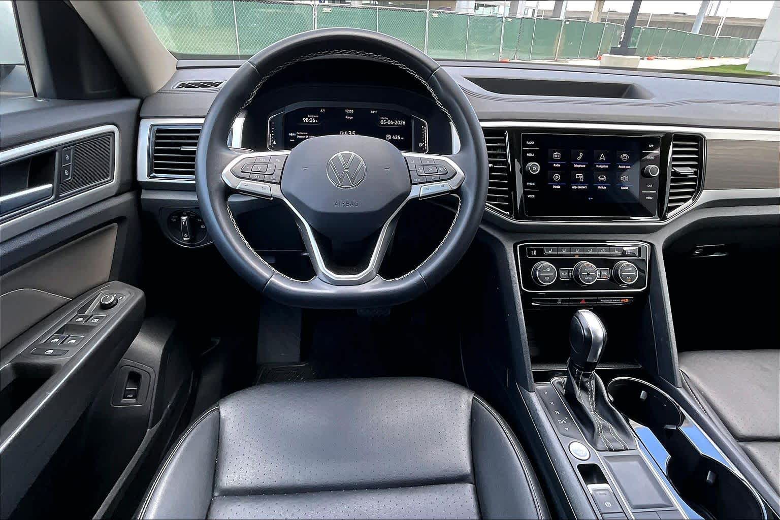 2023 Volkswagen Atlas 2.0T SE w/Technology Pure White at AutoNation Toyota Gulf Fwy