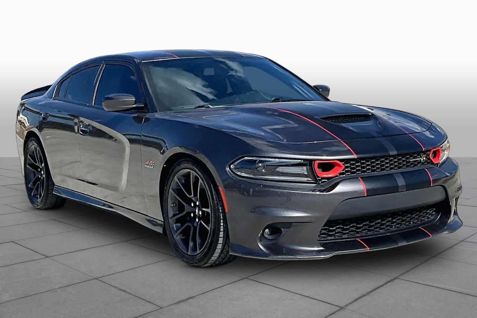 2020 Dodge Charger Scat Pack Granite Pearlcoat at Friendly Ford Crosby