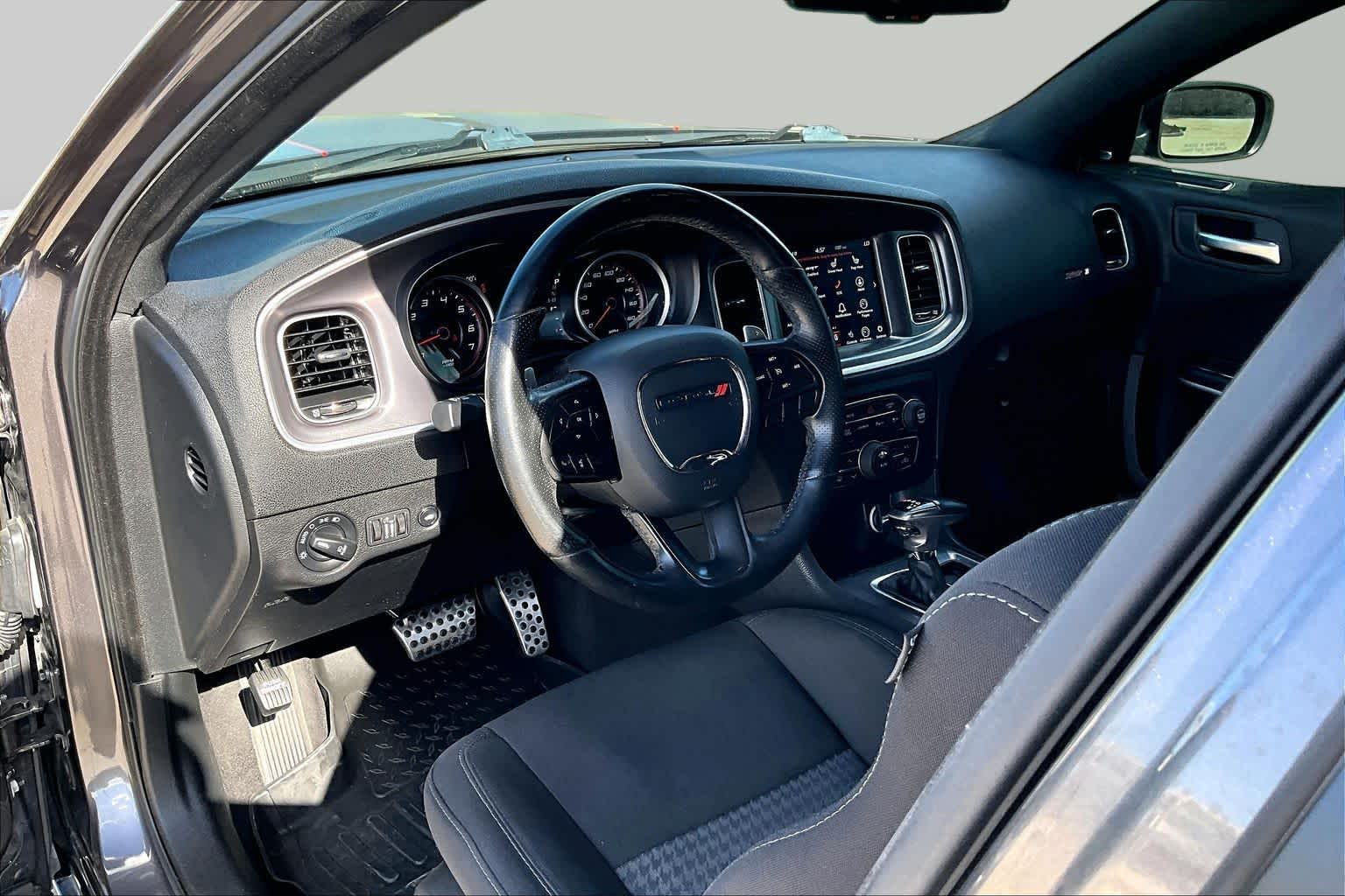 2020 Dodge Charger Scat Pack Granite Pearlcoat at Friendly Ford Crosby