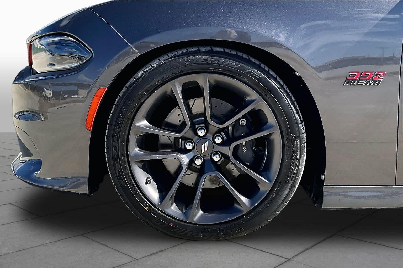 2020 Dodge Charger Scat Pack Granite Pearlcoat at Friendly Ford Crosby