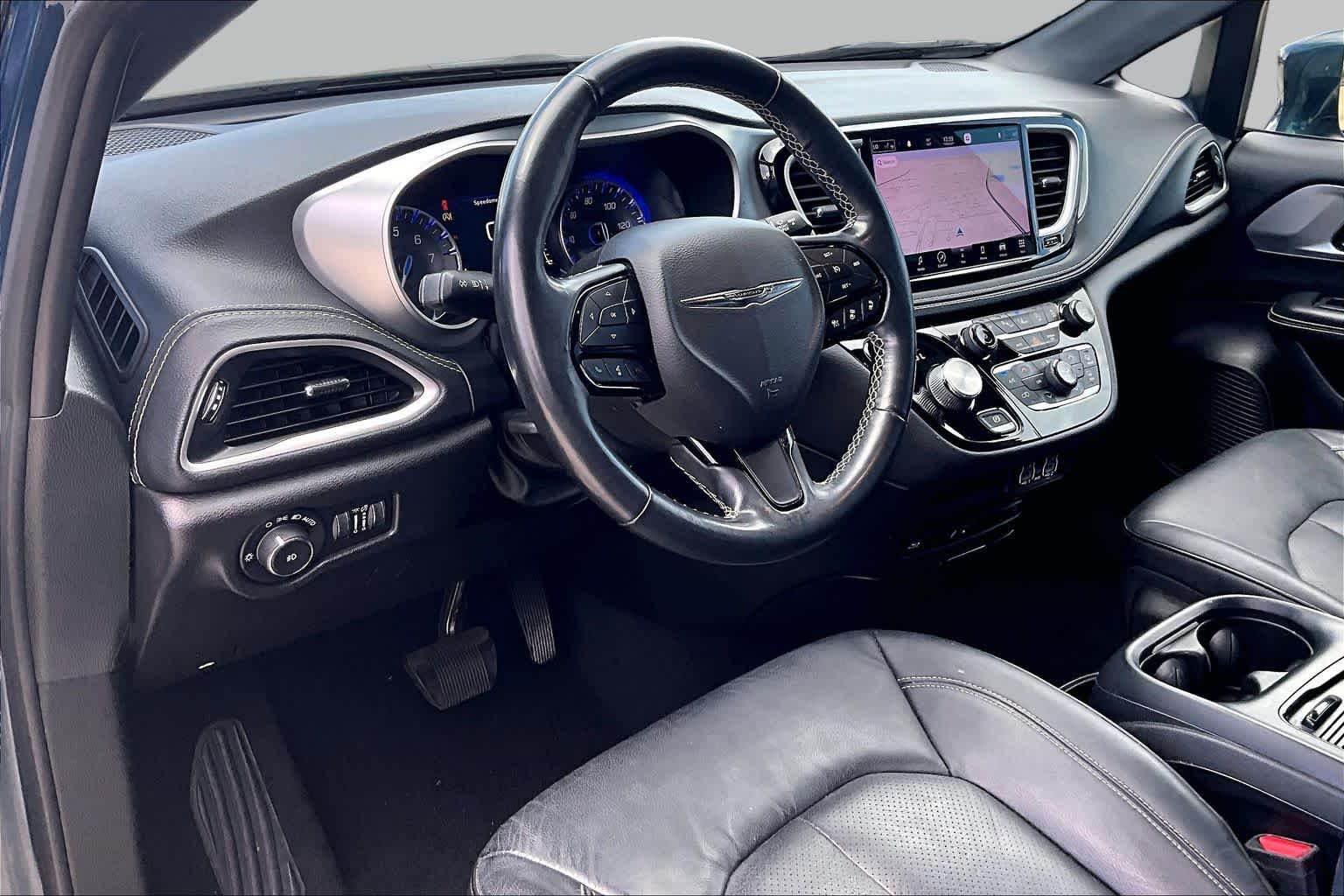 2021 Chrysler Pacifica Touring L Fathom Blue Pearlcoat at AutoNation Chevrolet Gulf Fwy