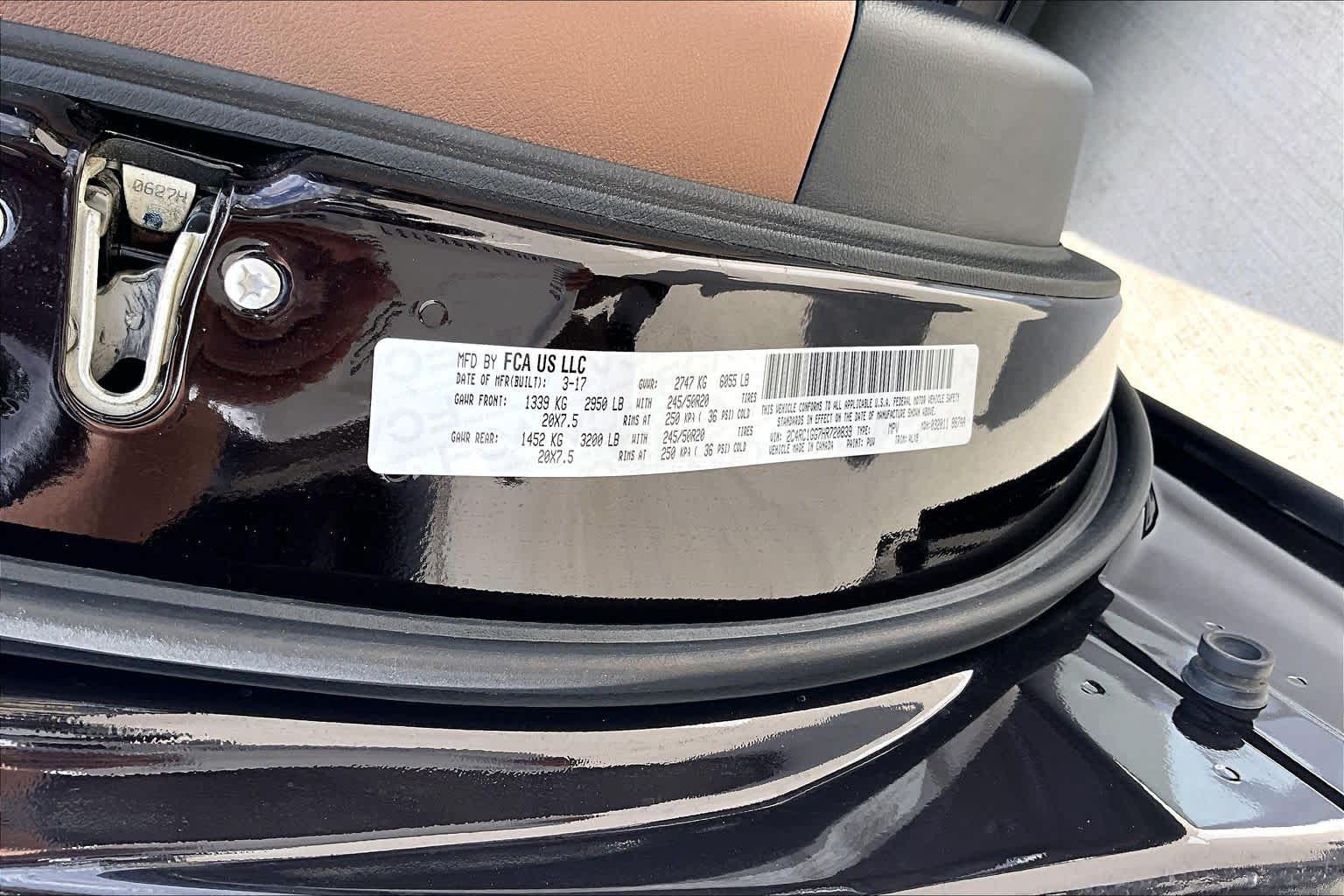 2017 Chrysler Pacifica Limited Dark Cordovan Pearlcoat at AutoNation USA Katy