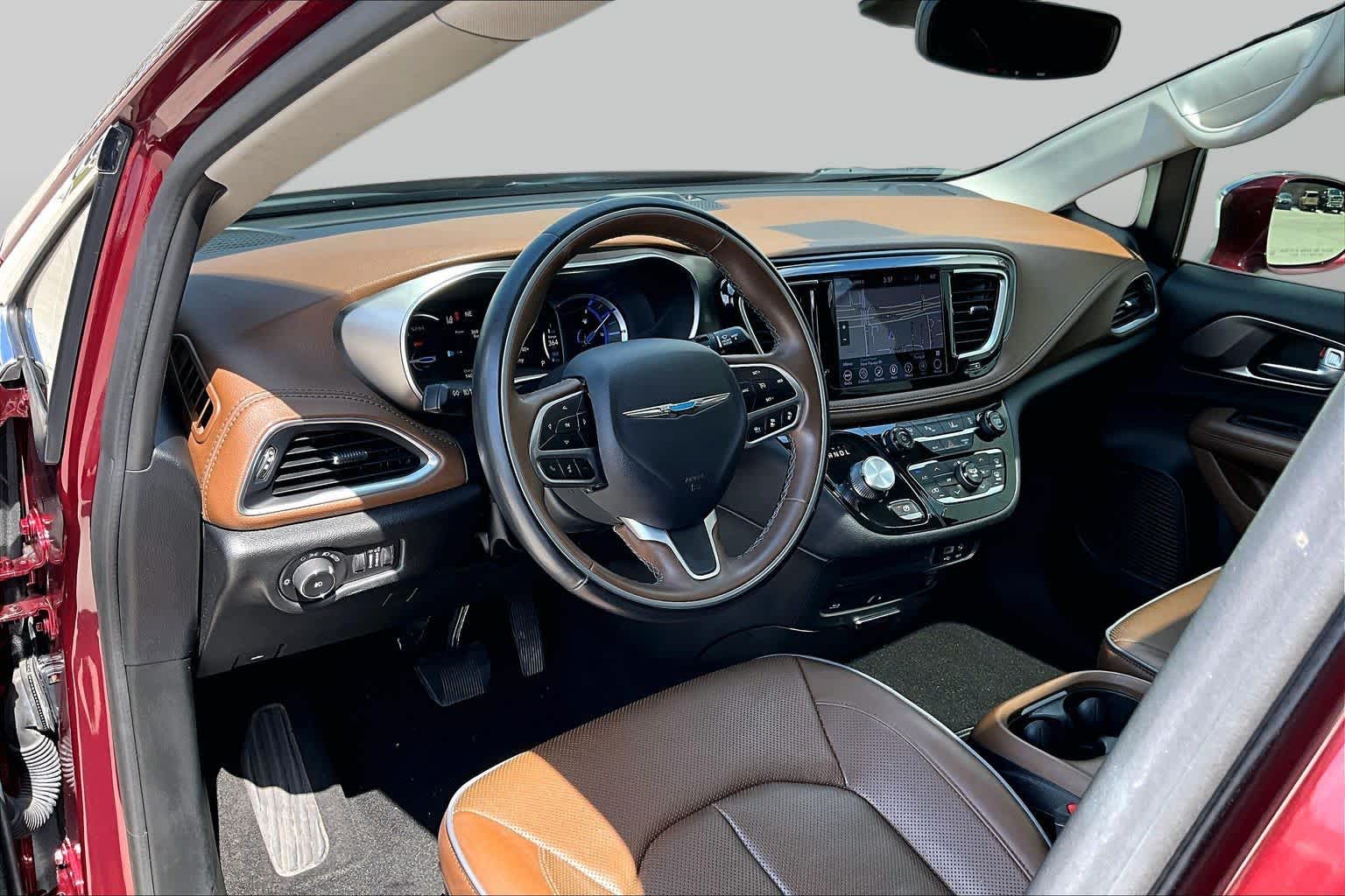 2018 Chrysler Pacifica Hybrid Limited Velvet Red Pearlcoat at Group 1 Toyota Southwest
