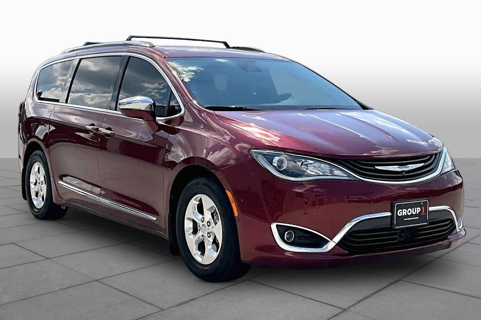 2018 Chrysler Pacifica Hybrid Limited Velvet Red Pearlcoat at Group 1 Toyota Southwest