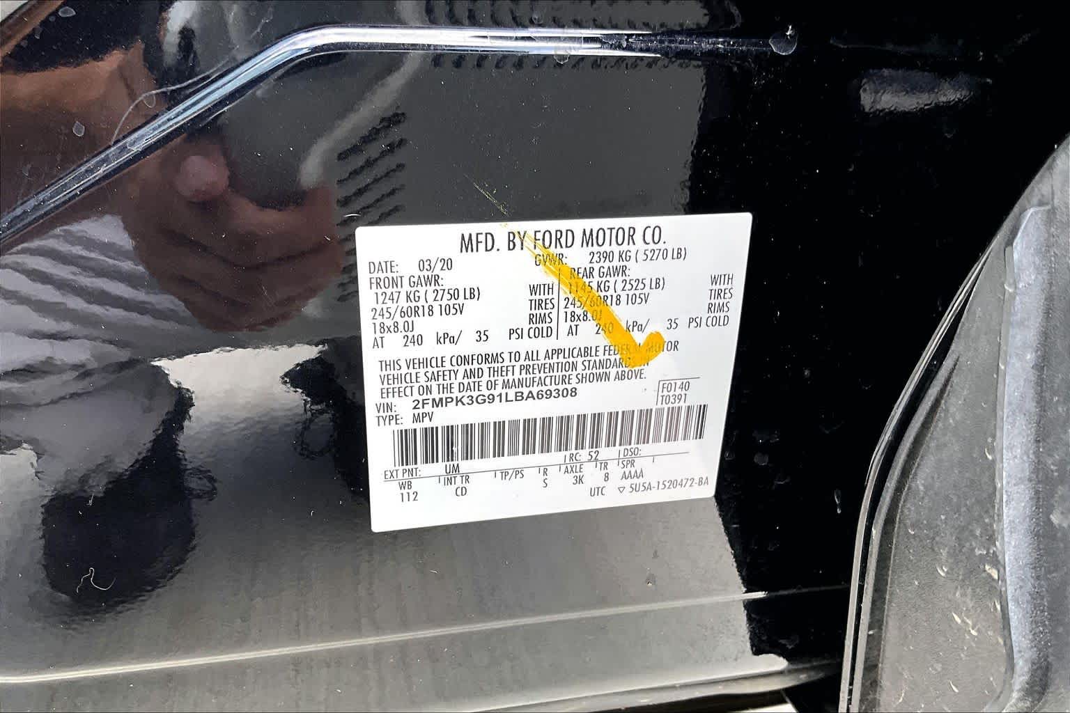 2020 Ford Edge SE Agate Black at Tomball Ford