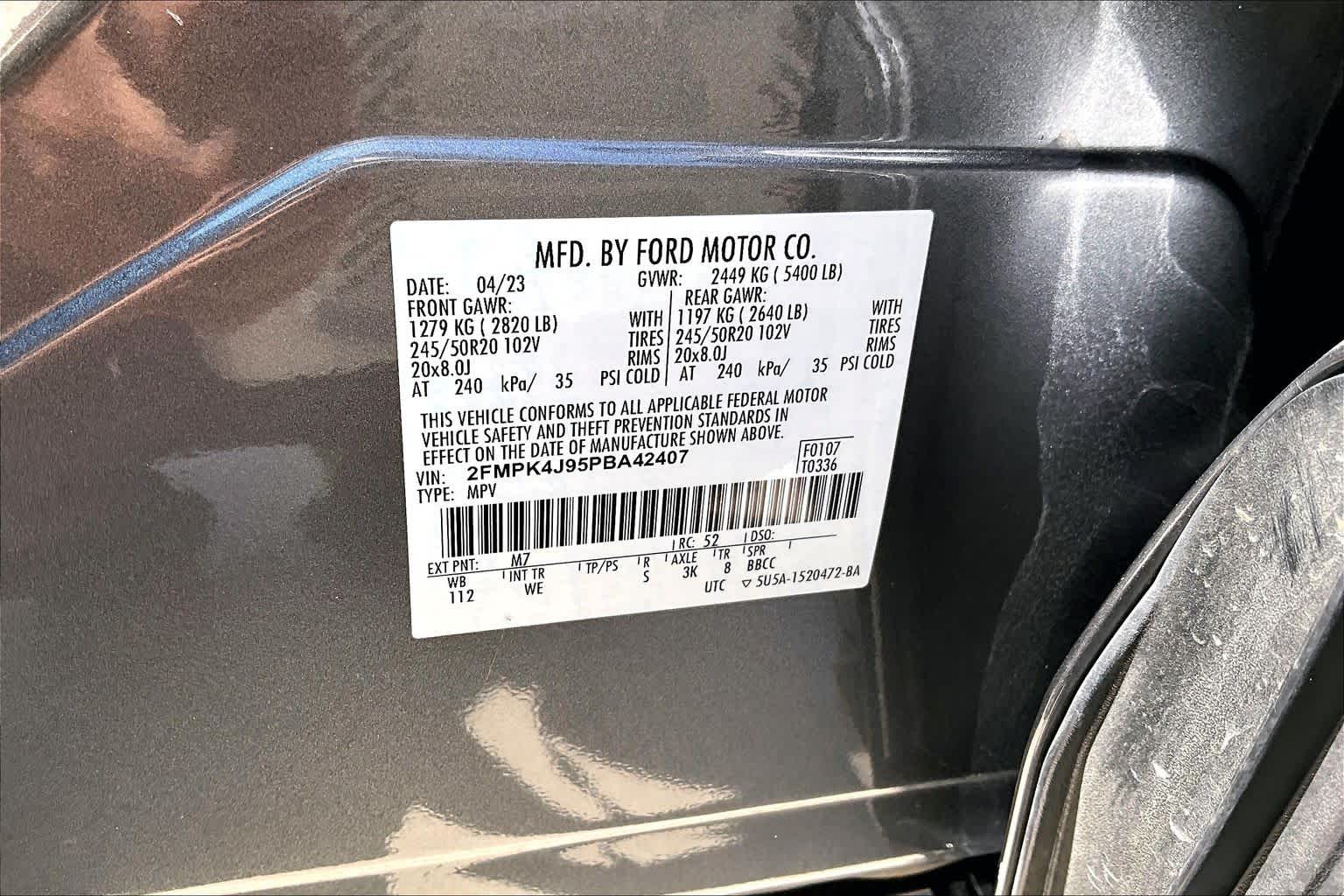 2023 Ford Edge ST-Line Carbonized Gray at Tomball Ford