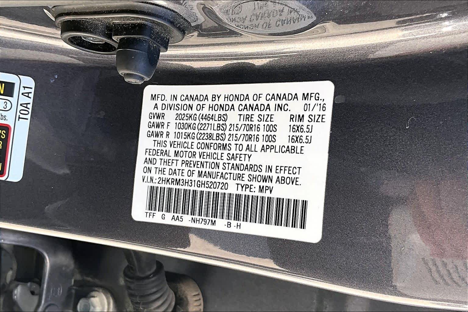 2016 Honda CR-V LX Modern Steel Metallic at AutoNation USA Katy