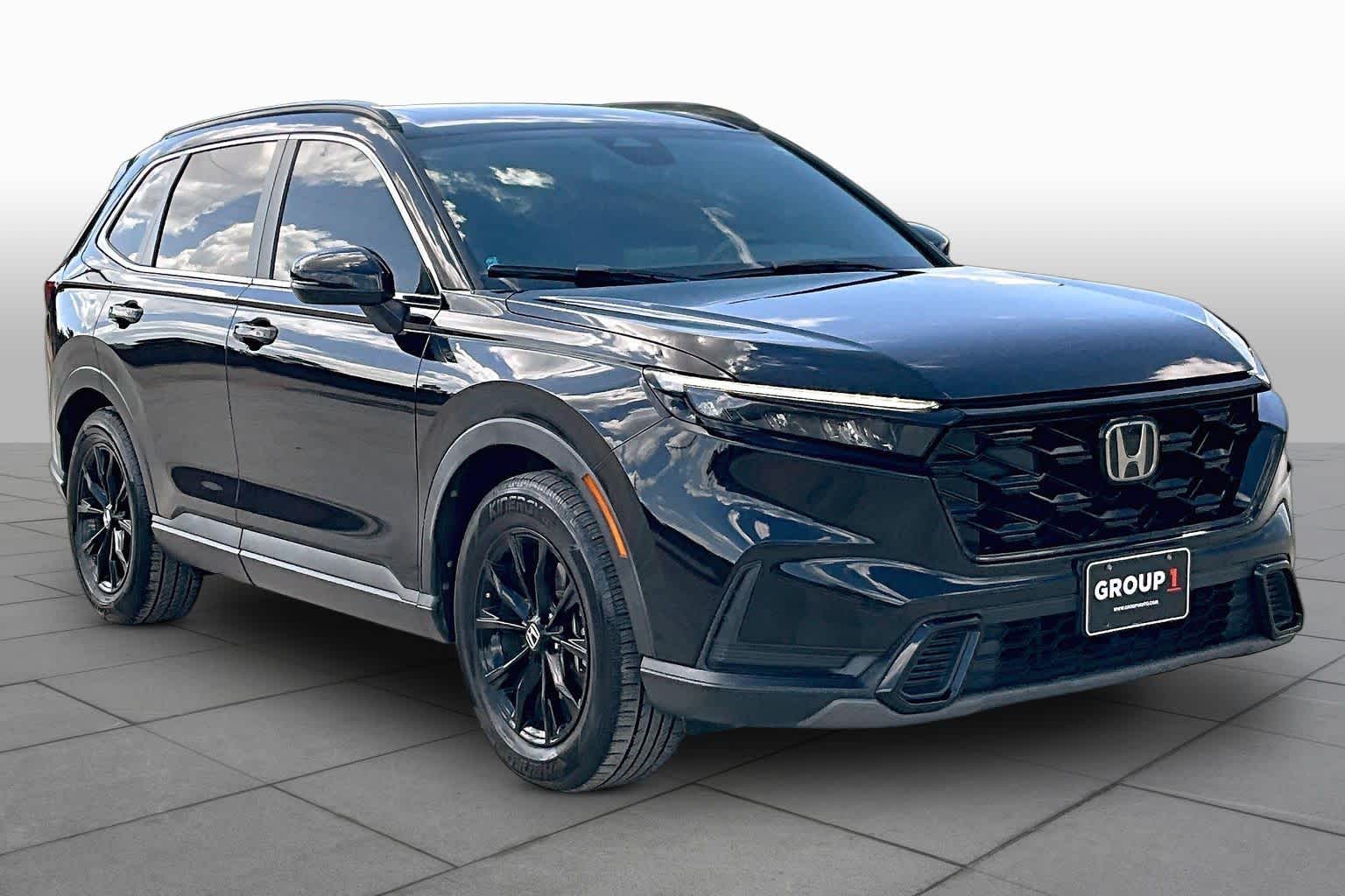2023 Honda CR-V Hybrid Sport Crystal Black Pearl at Honda of Clear Lake