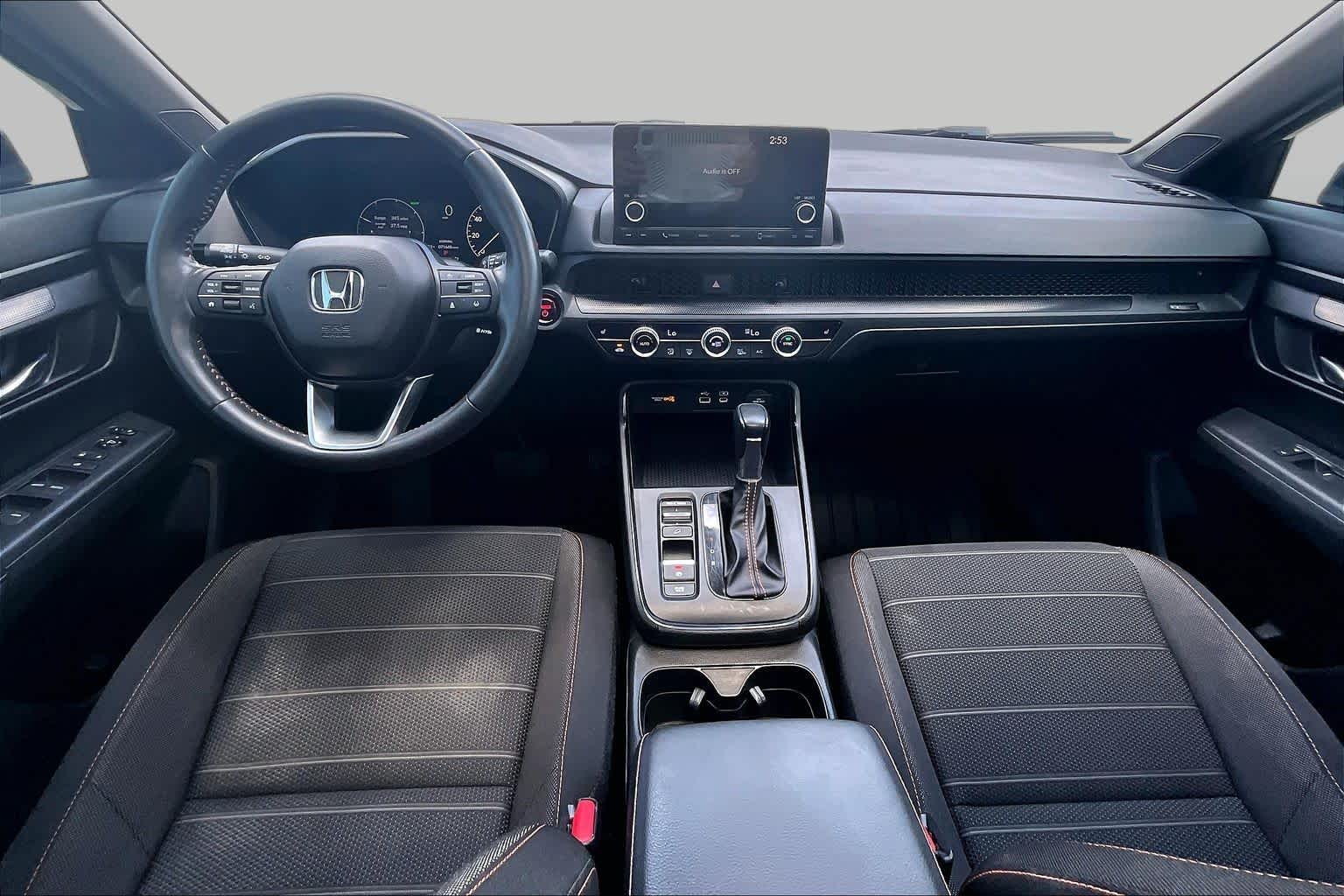 2023 Honda CR-V Hybrid Sport Crystal Black Pearl at Honda of Clear Lake
