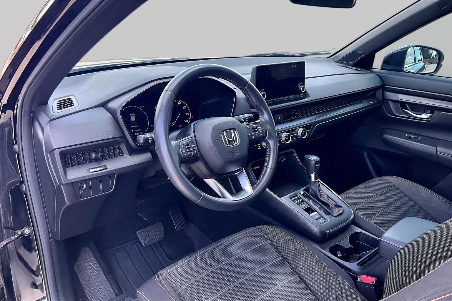 2023 Honda CR-V Hybrid Sport Crystal Black Pearl at Honda of Clear Lake