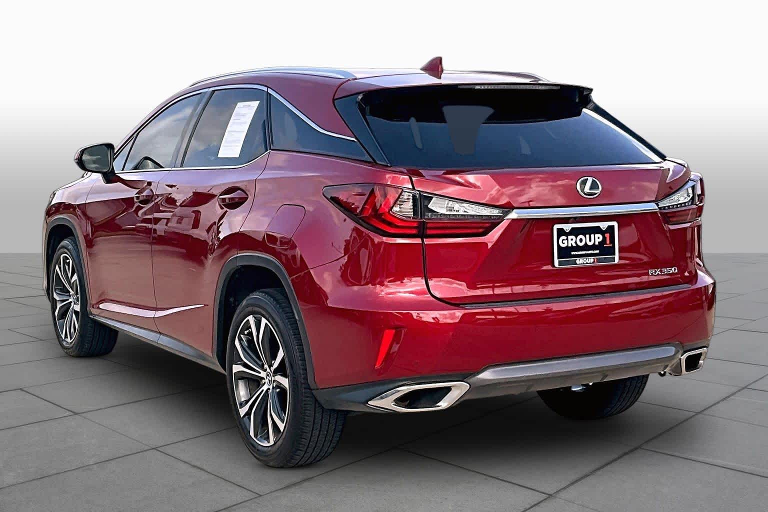 2019 Lexus RX 350  Matador Red Mica at Lexus of Clear Lake