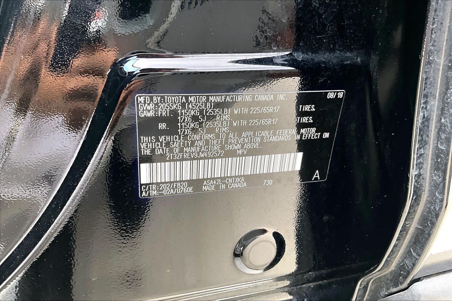 2018 Toyota RAV4 LE Black at AutoNation USA Katy