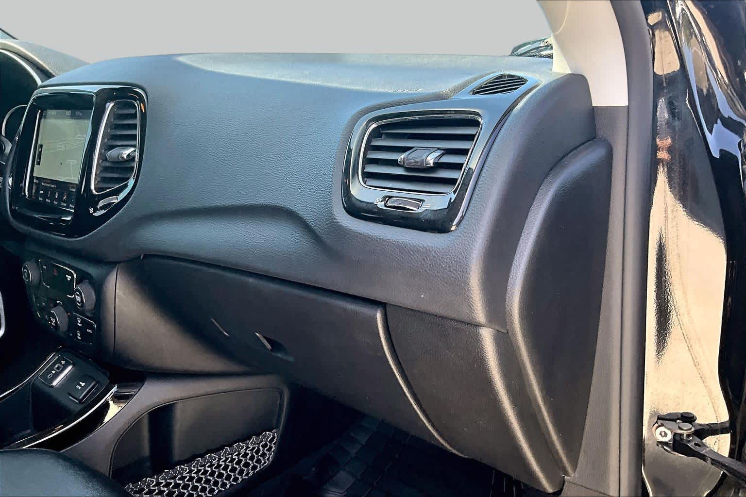 2018 Jeep Compass Altitude Diamond Black Crystal Pearlcoat at Mac Haik CDJR North Houston