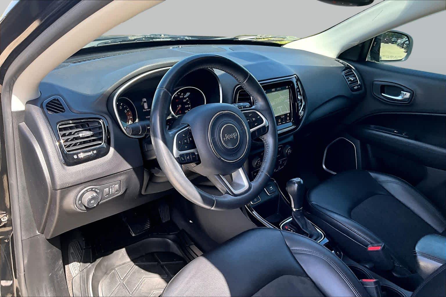 2018 Jeep Compass Altitude Diamond Black Crystal Pearlcoat at Mac Haik CDJR North Houston