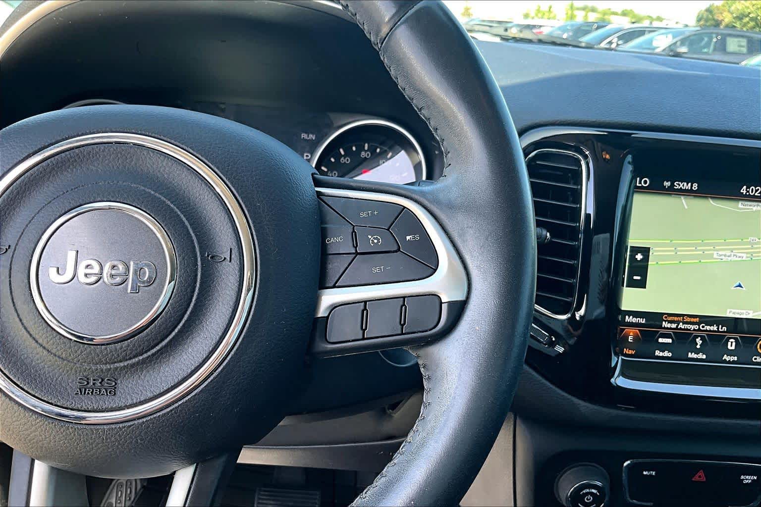 2018 Jeep Compass Altitude Diamond Black Crystal Pearlcoat at Mac Haik CDJR North Houston