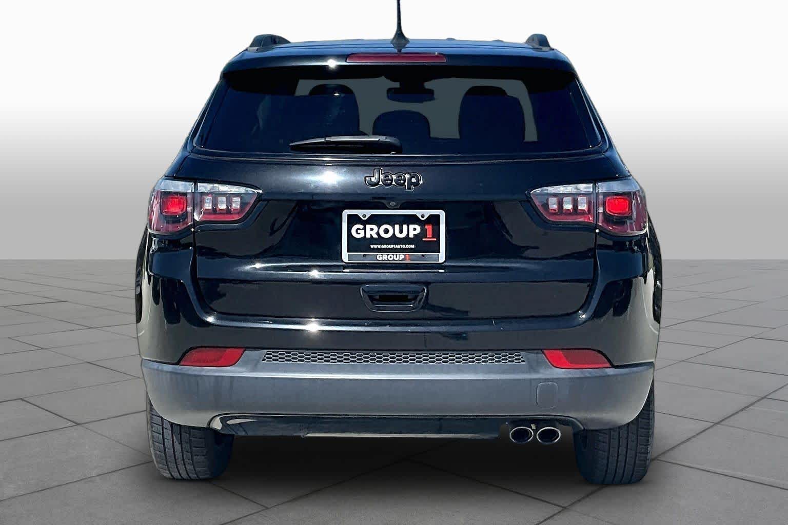 2018 Jeep Compass Altitude Diamond Black Crystal Pearlcoat at Mac Haik CDJR North Houston
