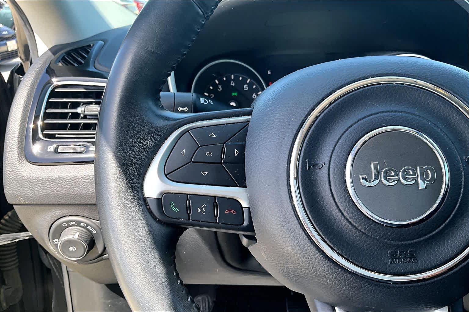 2018 Jeep Compass Altitude Diamond Black Crystal Pearlcoat at Mac Haik CDJR North Houston