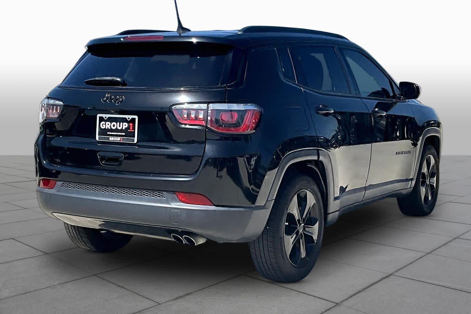 2018 Jeep Compass Altitude Diamond Black Crystal Pearlcoat at Mac Haik CDJR North Houston