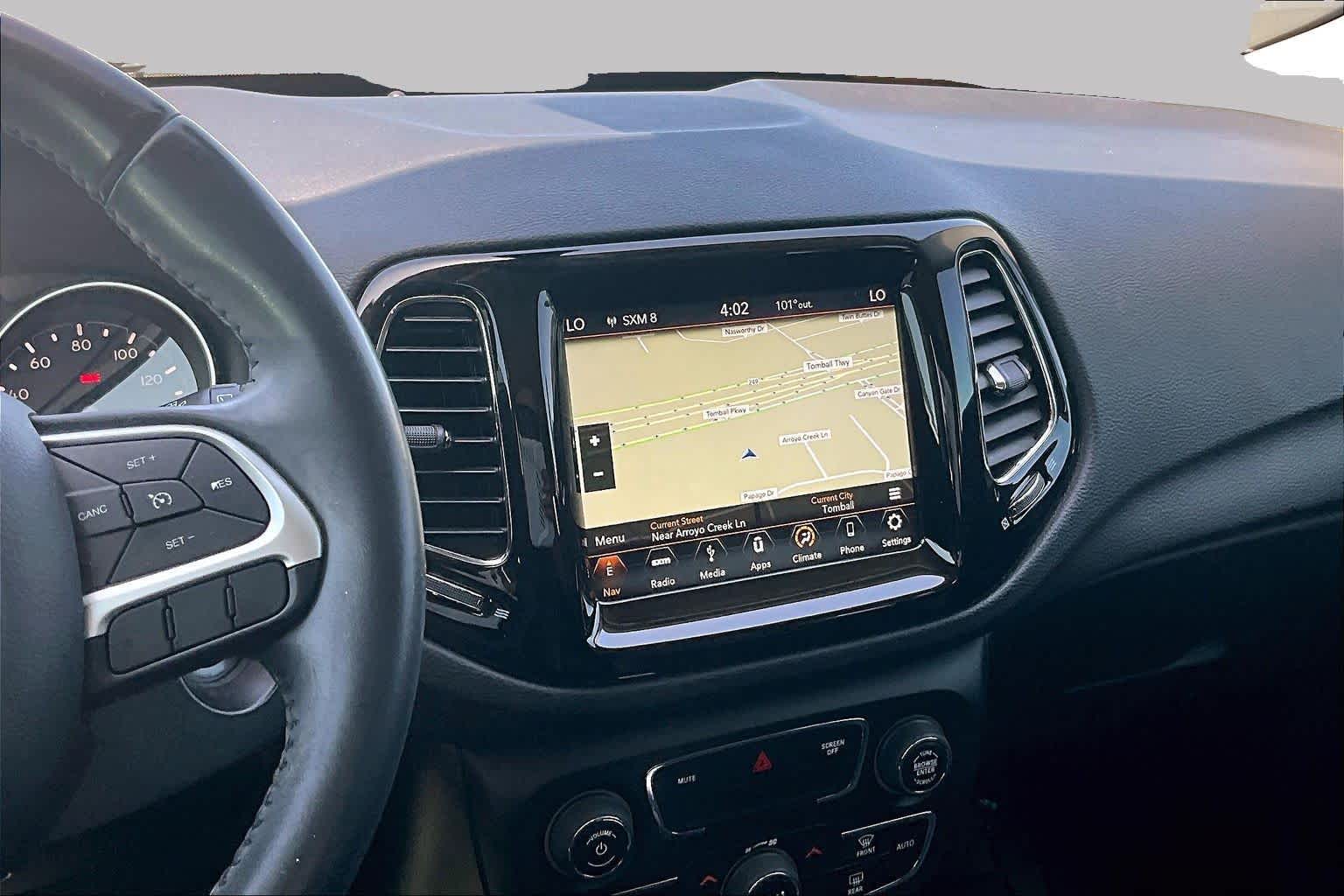 2018 Jeep Compass Altitude Diamond Black Crystal Pearlcoat at Mac Haik CDJR North Houston