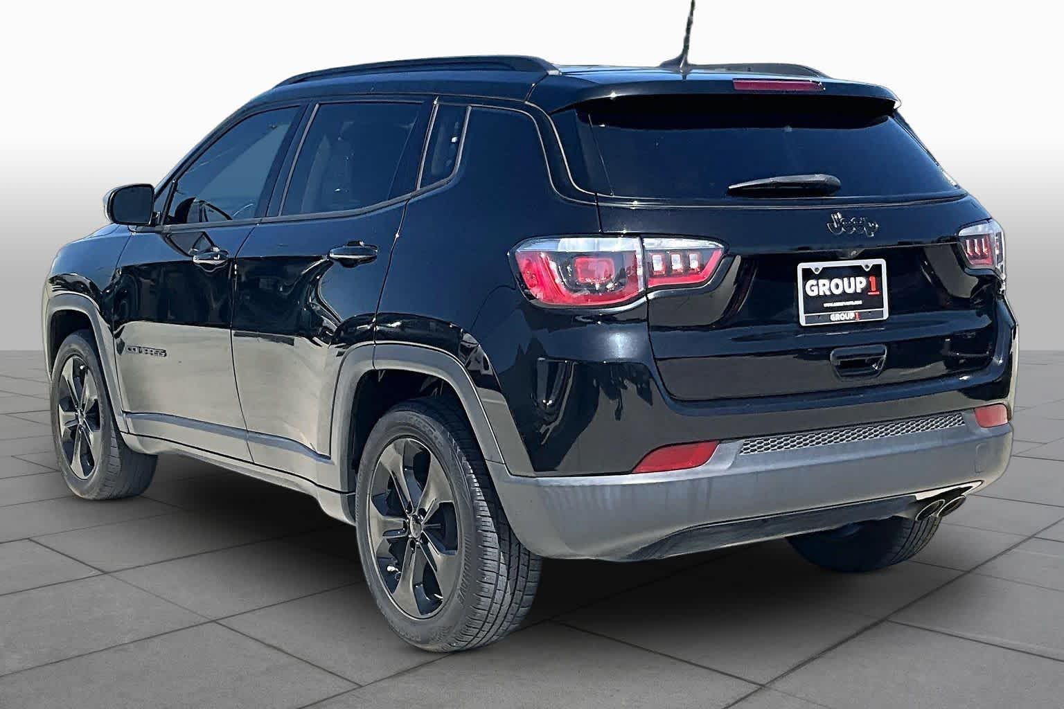 2018 Jeep Compass Altitude Diamond Black Crystal Pearlcoat at Mac Haik CDJR North Houston