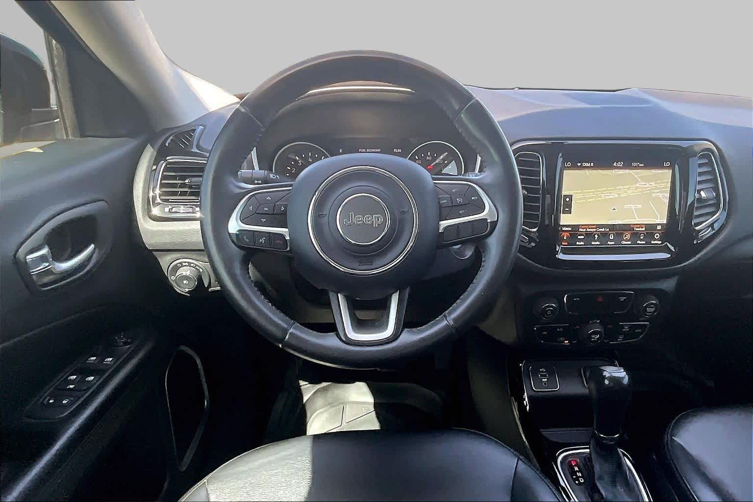 2018 Jeep Compass Altitude Diamond Black Crystal Pearlcoat at Mac Haik CDJR North Houston