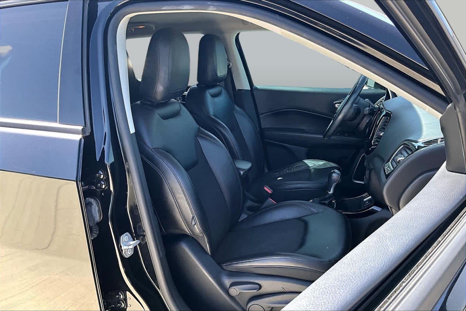 2018 Jeep Compass Altitude Diamond Black Crystal Pearlcoat at Mac Haik CDJR North Houston