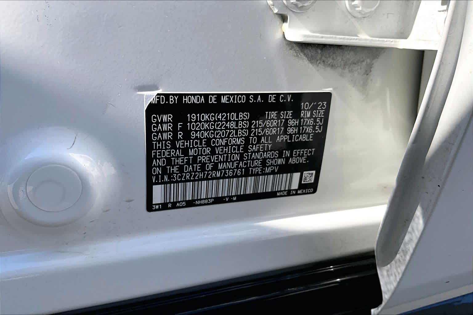 2024 Honda HR-V photo 31 of 31