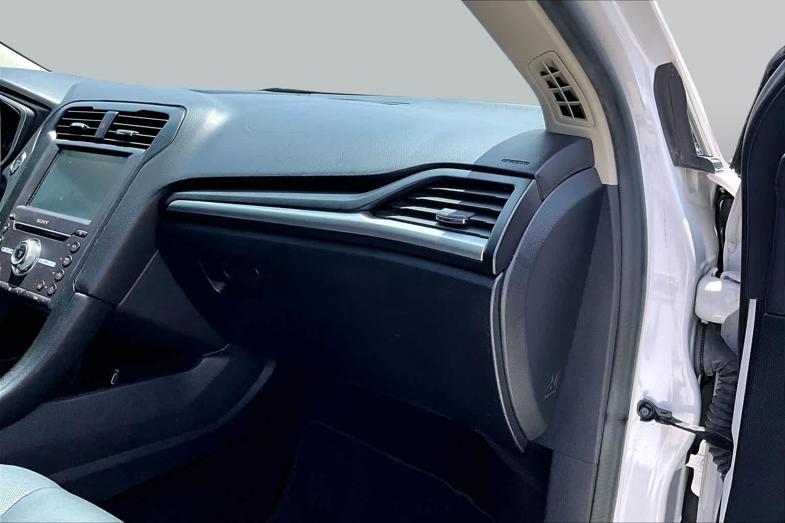2017 Ford Fusion Energi Titanium White Platinum Metallic Tri-Coat at Beck & Masten Kia