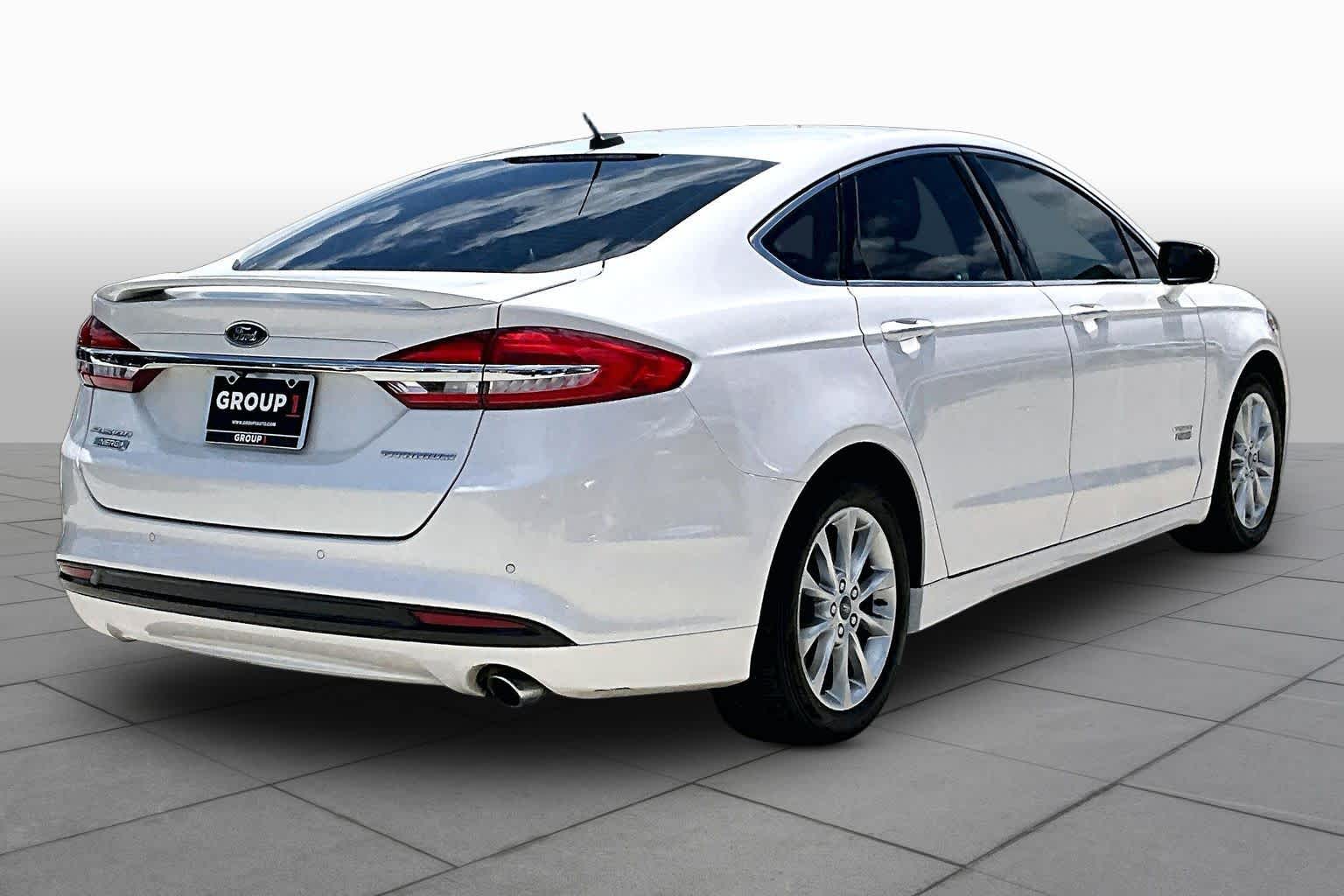 2017 Ford Fusion Energi Titanium White Platinum Metallic Tri-Coat at Beck & Masten Kia