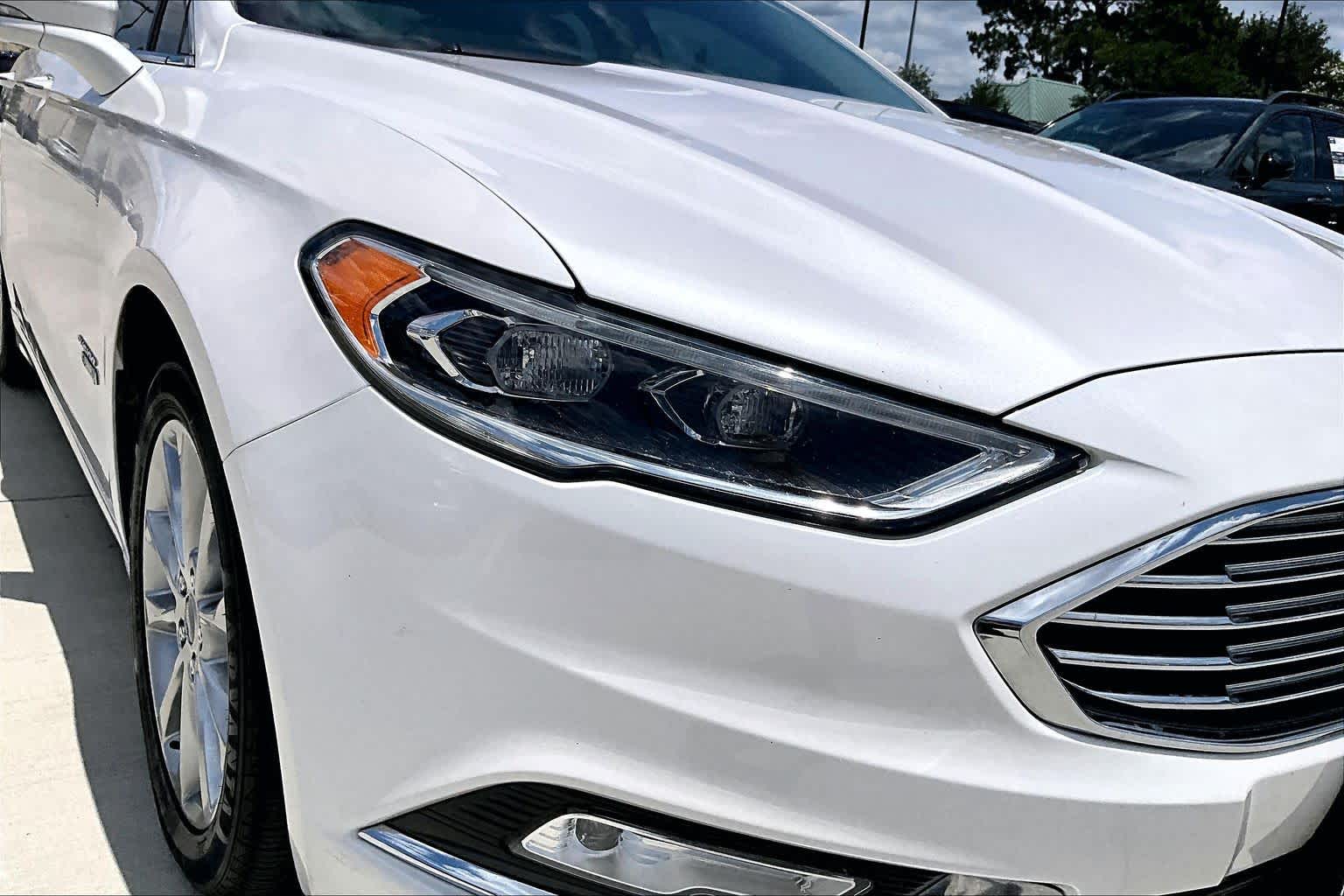 2017 Ford Fusion Energi Titanium White Platinum Metallic Tri-Coat at Beck & Masten Kia